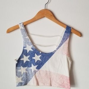 Urban outfitters - American flag top